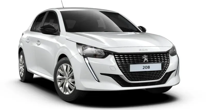 PEUGEOT 208 2023 BLANCHE GASOIL MANUELLE